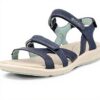 ECCO Cruise II Sandales Femme Cuir Souple Confort