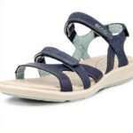 ECCO Cruise II Sandales Femme Cuir Souple Confort