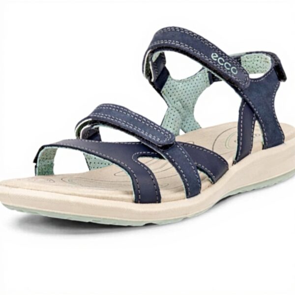 ECCO Cruise II Sandales Femme Cuir Souple Confort