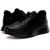 ECCO Exostride M Low Sneaker Homme Noir Cuir Nubuck Confort