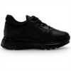 ECCO Exostride M Low Sneaker Homme Noir Cuir Nubuck Confort