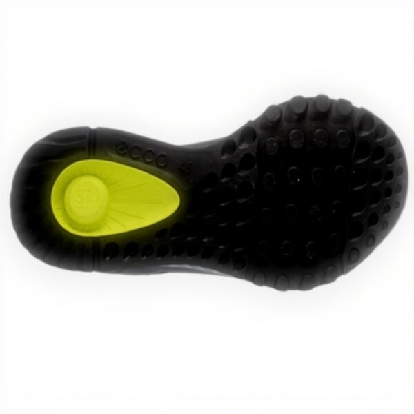 ECCO Exostride M Low Sneaker Homme Noir Cuir Nubuck Confort