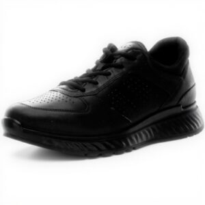 ECCO Exostride M Low Sneaker Homme Noir Cuir Nubuck Confort