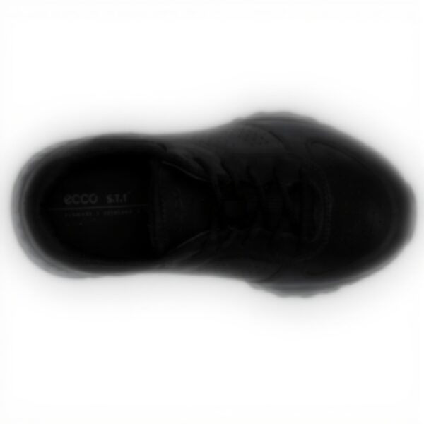 ECCO Exostride M Low Sneaker Homme Noir Cuir Nubuck Confort