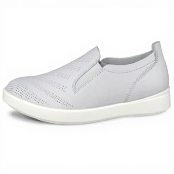 Baskets ECCO Femme Travel W Basket cuir souple confort