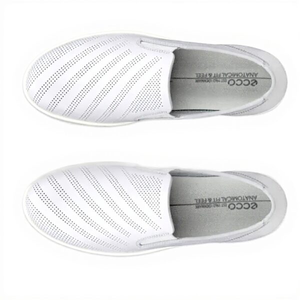 Baskets ECCO Femme Travel W Basket cuir souple confort