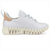 Baskets ECCO Gruuv W Blanc Gris Clair Femme Cuir Souple