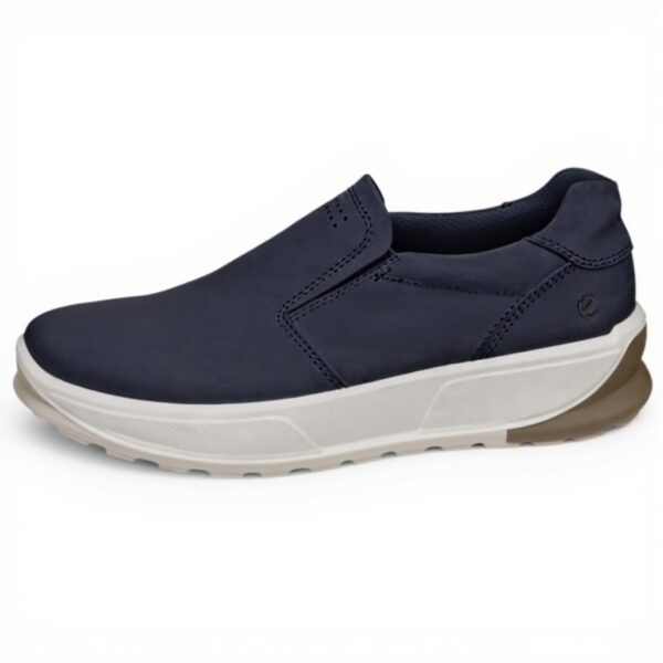 Chaussure randonnée ECCO Byway 2.0 Slip on cuir bleu marine