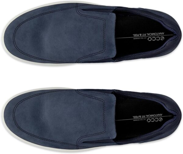 Baskets ECCO Homme Cuir Souple Classique Bleu Nuit-4