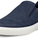 Baskets ECCO Homme Cuir Souple Classique Bleu Nuit-0