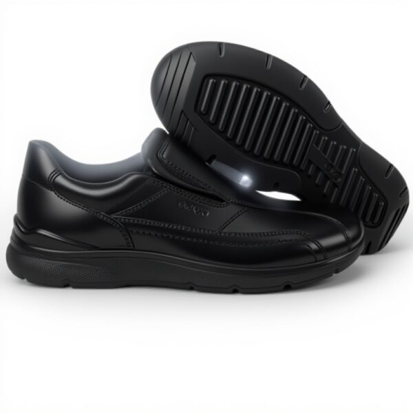 Mocassins ECCO Irving Homme Confortables Noir Cuir
