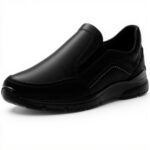Mocassins ECCO Irving Homme Confortables Noir Cuir