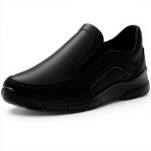 Mocassins ECCO Irving Homme Confortables Noir Cuir