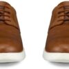 Baskets ECCO Homme Lite Hybrid Cuir Noir Camel Confort-5