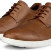 Baskets ECCO Homme Lite Hybrid Cuir Noir Camel Confort-6