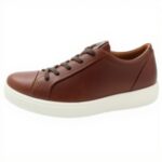 Baskets ECCO Soft 7 M Homme Cuir Confortable Lacets