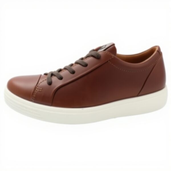 Baskets ECCO Soft 7 M Homme Cuir Confortable Lacets