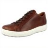Baskets ECCO Soft 7 M Homme Cuir Confortable Lacets
