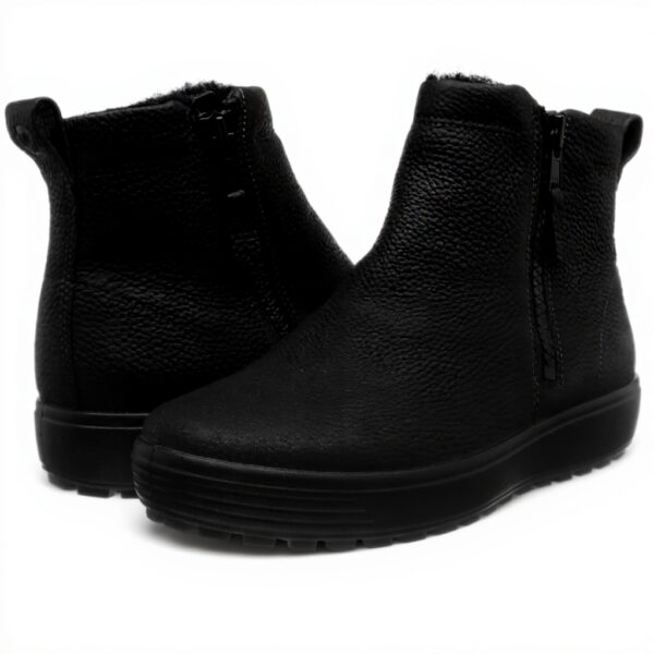 Baskets ECCO Homme Soft 7 Tred M Cuir Laine Noir