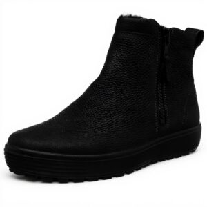 Baskets ECCO Homme Soft 7 Tred M Cuir Laine Noir
