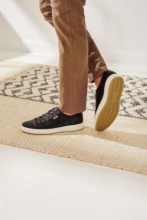 Baskets ECCO SOFT7M Homme Cuir Souple Confort Anatomique-4