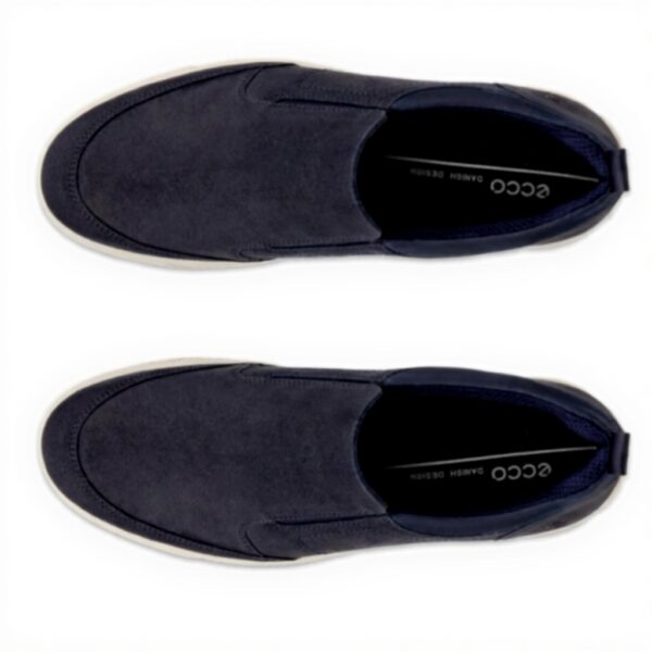 Baskets ECCO Byway Epoch Homme Nubuck Marin Slip-on