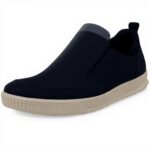 Baskets ECCO Byway Epoch Homme Nubuck Marin Slip-on