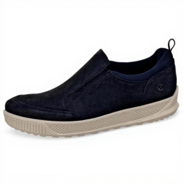 Baskets ECCO Byway Epoch Homme Nubuck Marin Slip-on