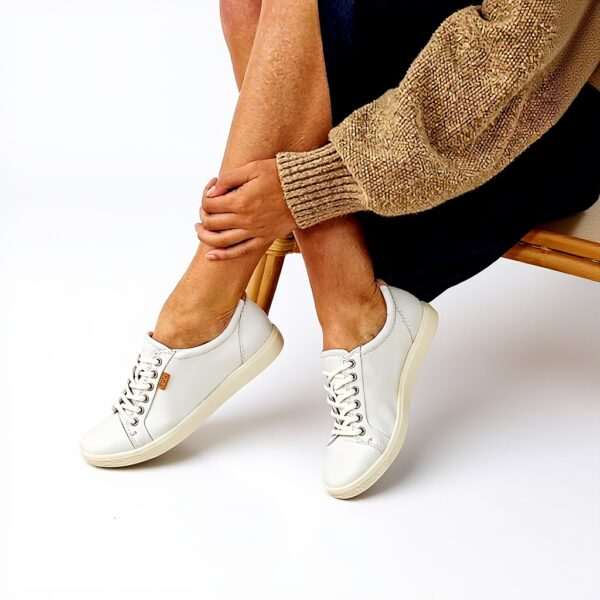 ECCO Soft 7 W Sneakers Basses Femme Nubuck Coyote Confort