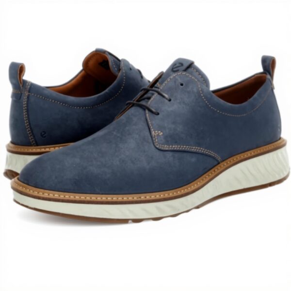 ECCO St.1 Hybrid Brogue Oxford Homme Cuir Nubuck Confort